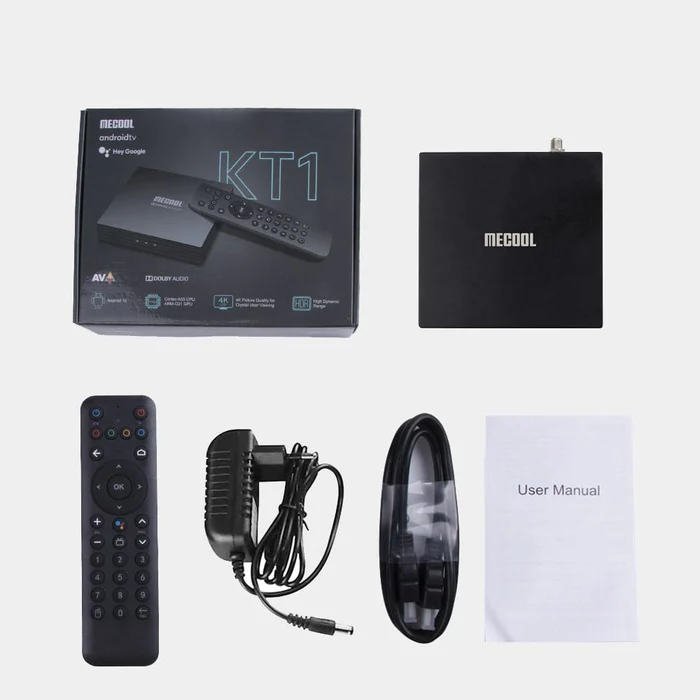 Mecool KT1 Tuner Android TV DVB S/S2/C