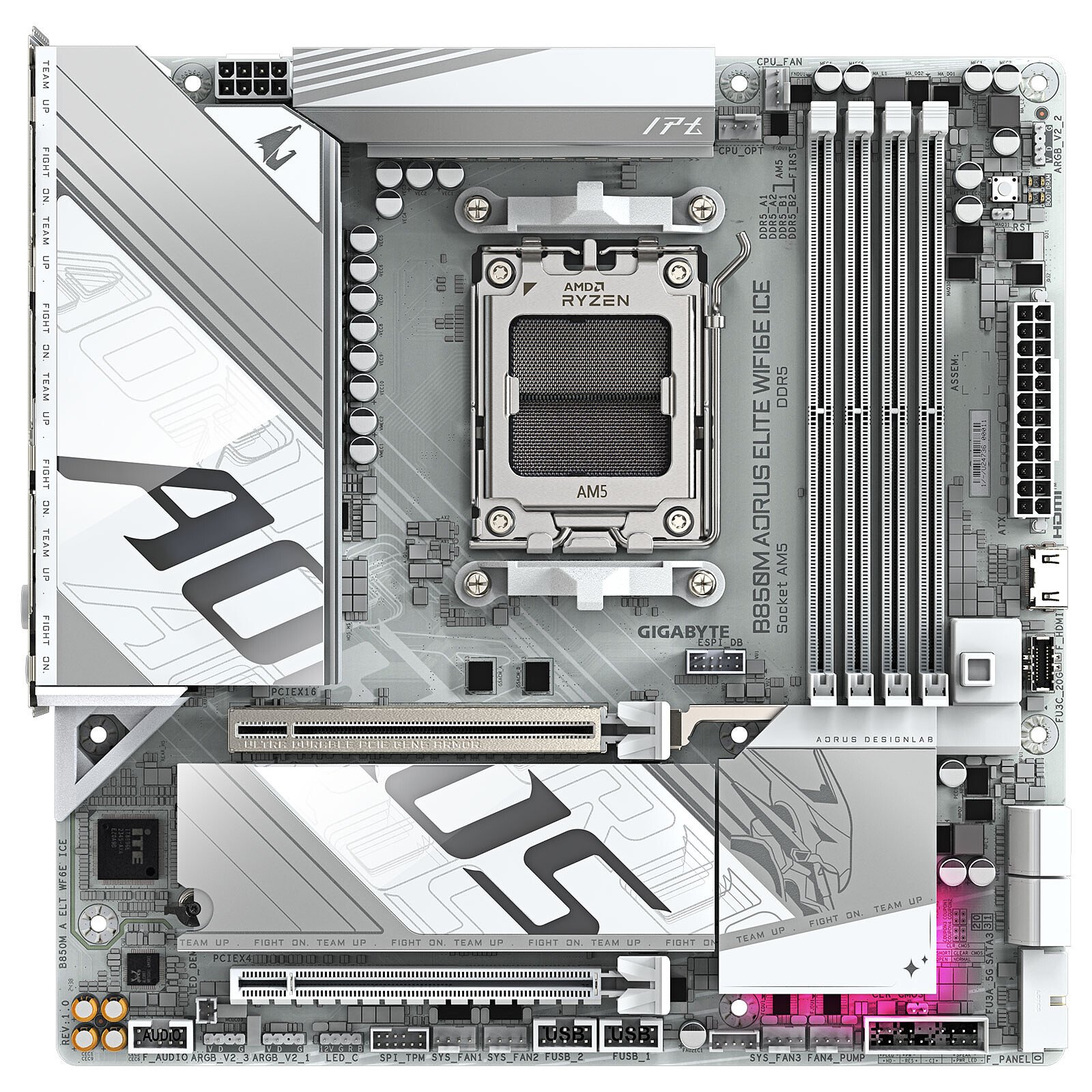 Gigabyte B850M AORUS ELITE WF6E ICE 1.0