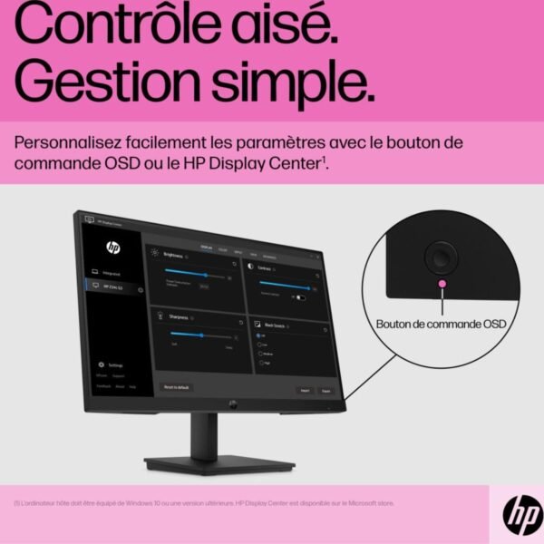 HP P22 G5 - Ecran PC FHD prix maroc- Smartmarket.ma