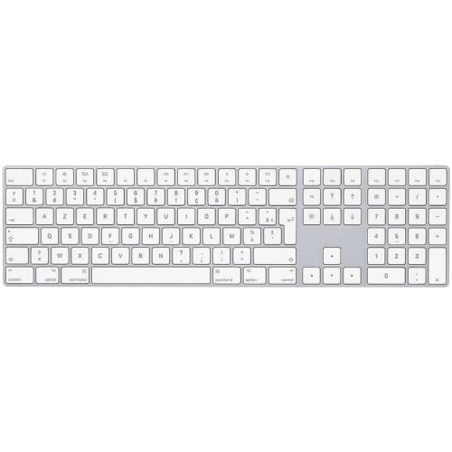 MN0005061710_1 Apple Magic Keyboard avec pavé numérique - Argent prix maroc- Smartmarket.ma