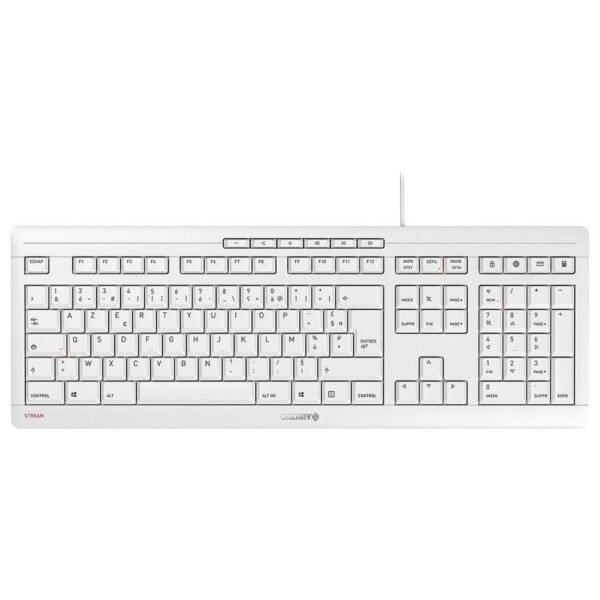 Cherry Stream Keyboard - Gris prix maroc- Smartmarket.ma