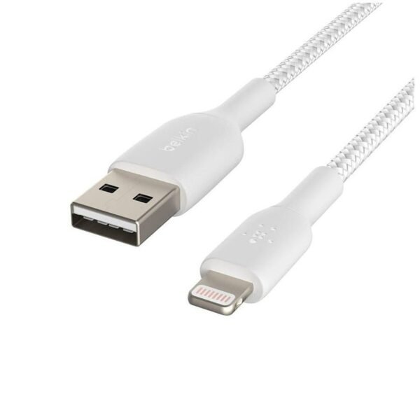 Câble USB-A vers Lightning (blanc) - 2 m prix maroc- Smartmarket.ma
