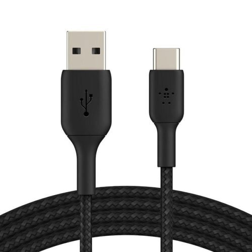 Câble USB-C vers USB-A (noir) - 1 m prix maroc- Smartmarket.ma
