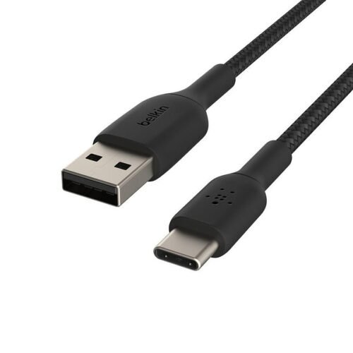 Câble USB-C vers USB-A (noir) - 1 m prix maroc- Smartmarket.ma