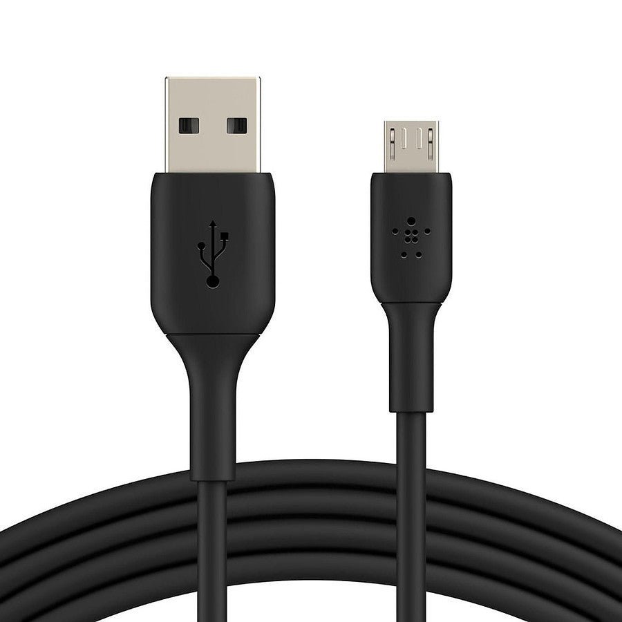 Câble USB-A vers Micro-USB (noir) - 1 m prix maroc- Smartmarket.ma