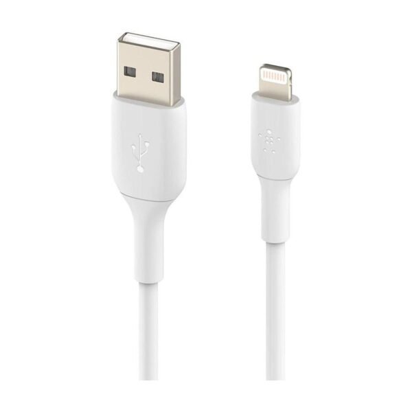 Câble USB-A vers Lightning MFI (blanc) - 2 m prix maroc- Smartmarket.ma