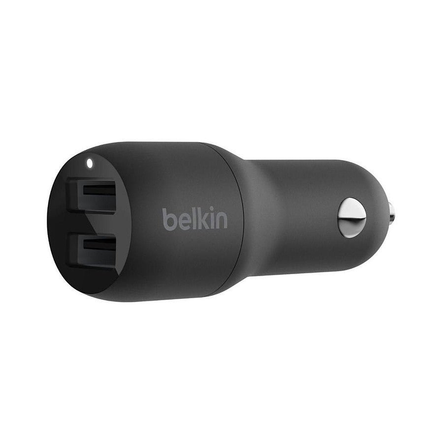 Belkin chargeur voiture double - USB A - 24W prix maroc- Smartmarket.ma