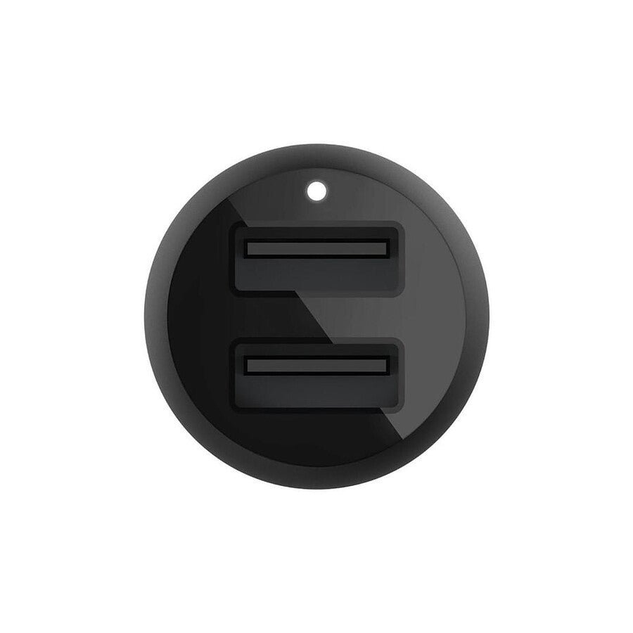 Belkin chargeur voiture double - USB A - 24W prix maroc- Smartmarket.ma