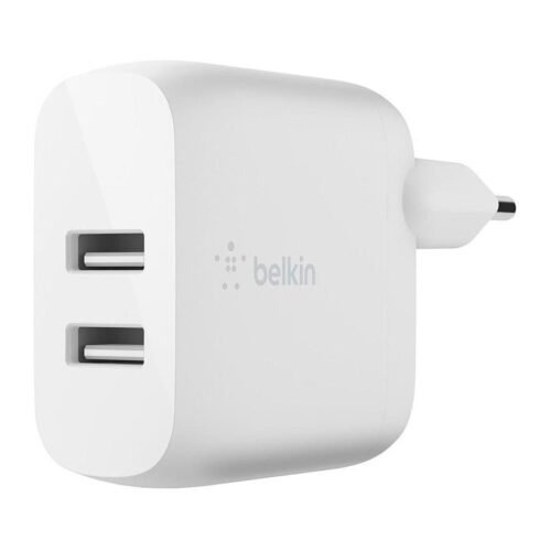Belkin chargeur secteur double - USB A - 24W prix maroc- Smartmarket.ma