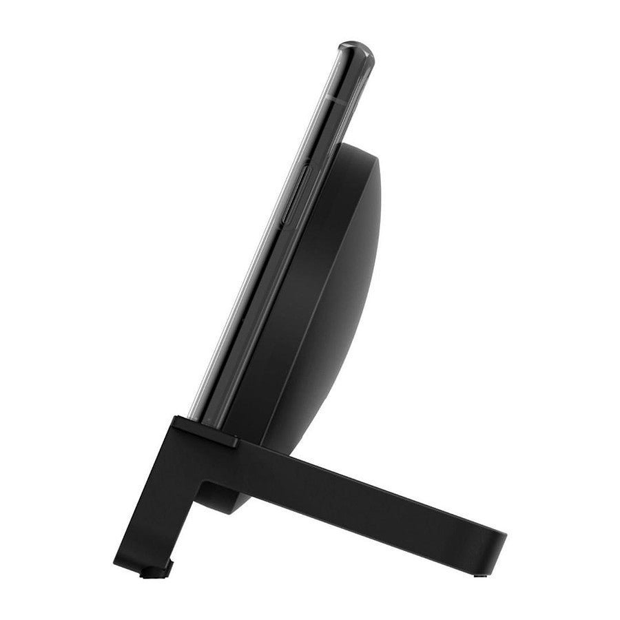 Belkin chargeur à induction Stand (noir) - USB A - 10W (avec adaptateur secteur Quick Charge 3.0) prix maroc- Smartmarket.ma