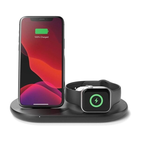 Belkin station de recharge Apple (noir) - 7.5W prix maroc- Smartmarket.ma