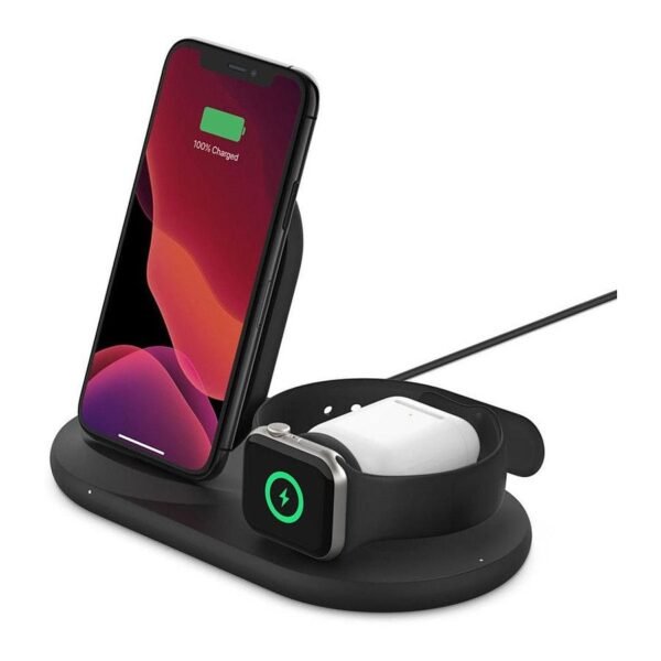 Belkin station de recharge Apple (noir) - 7.5W prix maroc- Smartmarket.ma