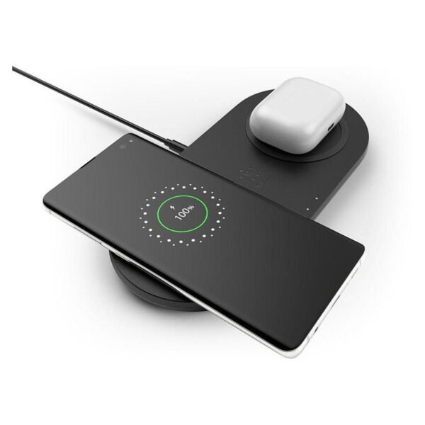 Belkin double station de charge à induction (noir) - 10W (avec adaptateur secteur) prix maroc- Smartmarket.ma