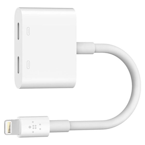 Belkin Adaptateur Lightning vers 2 x Lightning MFI prix maroc- Smartmarket.ma