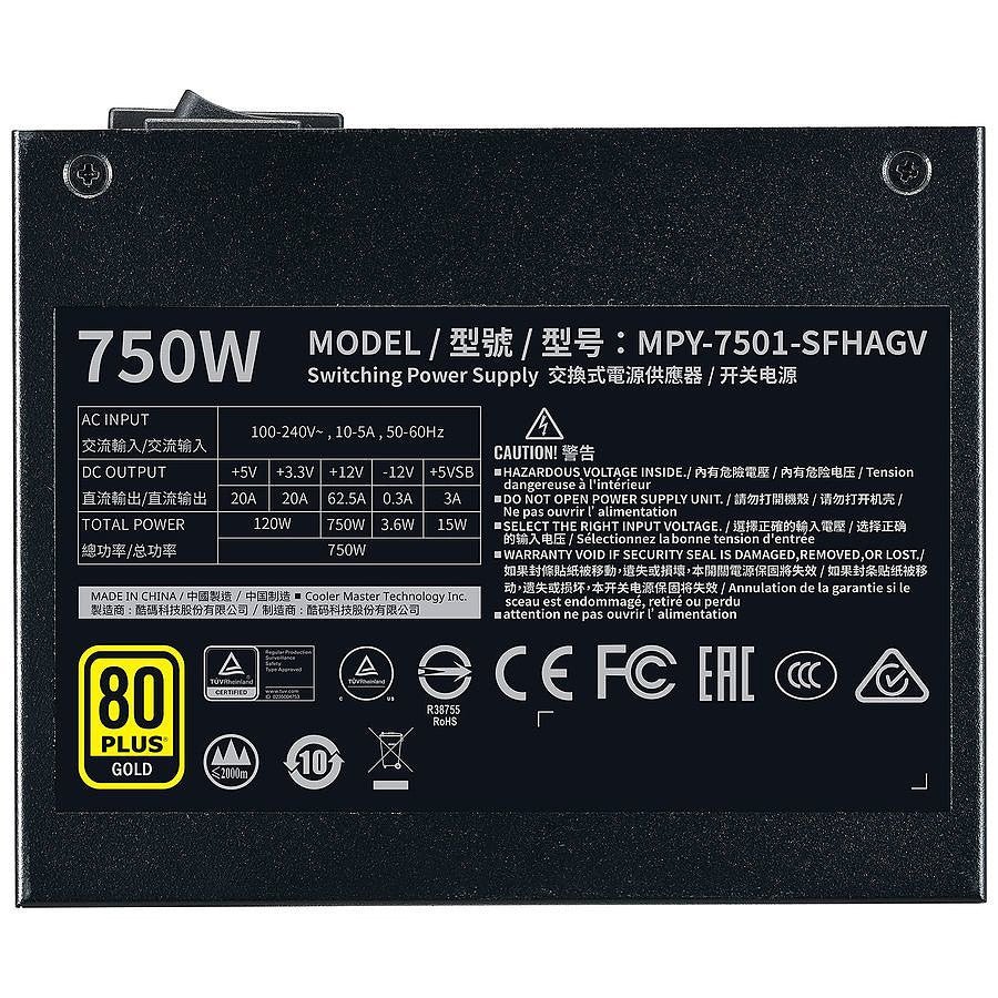 Cooler Master V750 SFX - Gold prix maroc- Smartmarket.ma