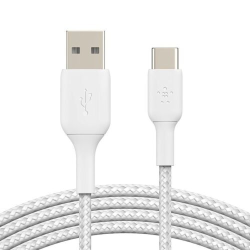 Belkin Câble USB-A vers USB-C renforcé (blanc) - 1 m prix maroc- Smartmarket.ma