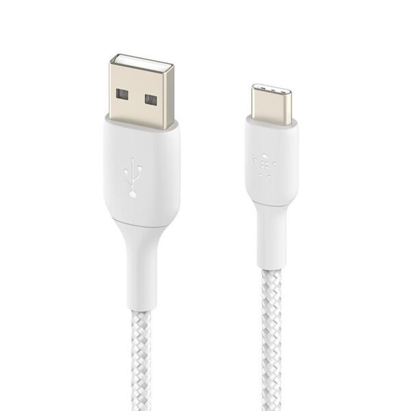 Belkin Câble USB-A vers USB-C renforcé (blanc) - 1 m prix maroc- Smartmarket.ma