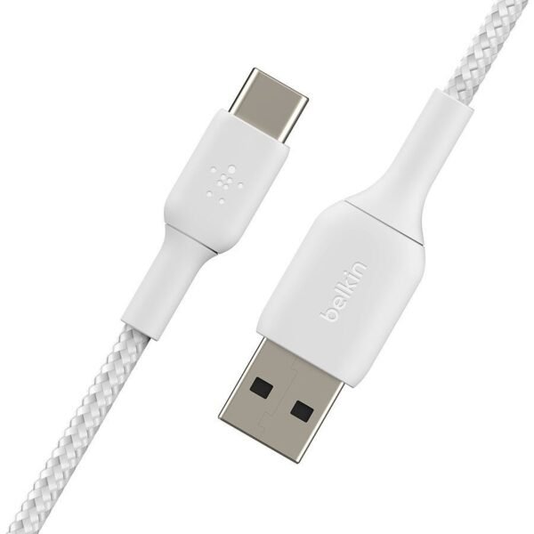 Belkin Câble USB-A vers USB-C renforcé (blanc) - 1 m prix maroc- Smartmarket.ma