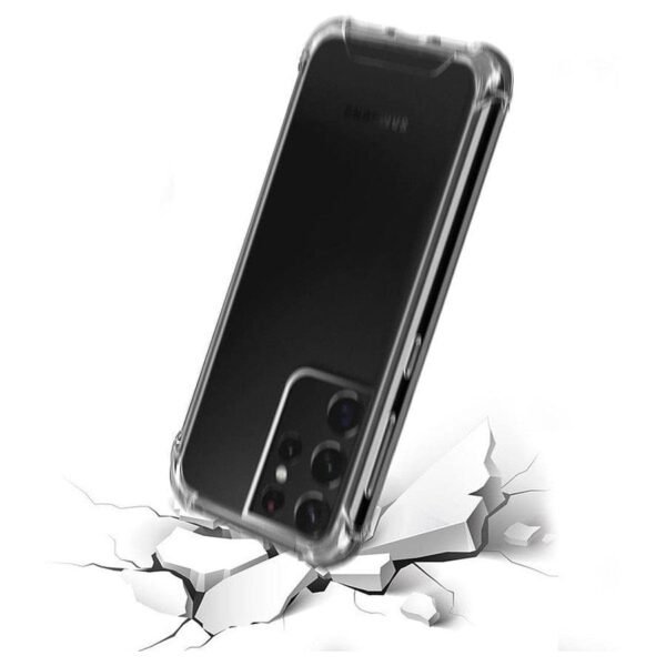 Akashi Coque TPU Angles Renforcés (transparent) - Samsung Galaxy S21 Ultra prix maroc- Smartmarket.ma