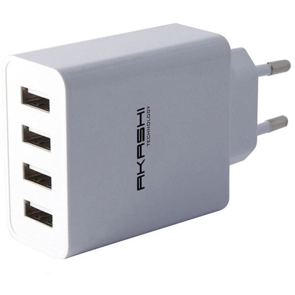 Akashi Turbo Chargeur Secteur 4 USB 5A prix maroc- Smartmarket.ma