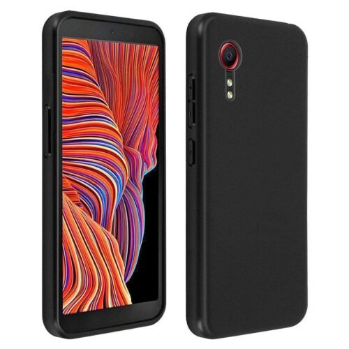MN0005861724_1 Akashi Coque anti chocs Noir - Samsung Galaxy XCover 5 prix maroc- Smartmarket.ma