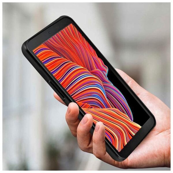 Akashi Coque anti chocs Noir - Samsung Galaxy XCover 5 prix maroc- Smartmarket.ma