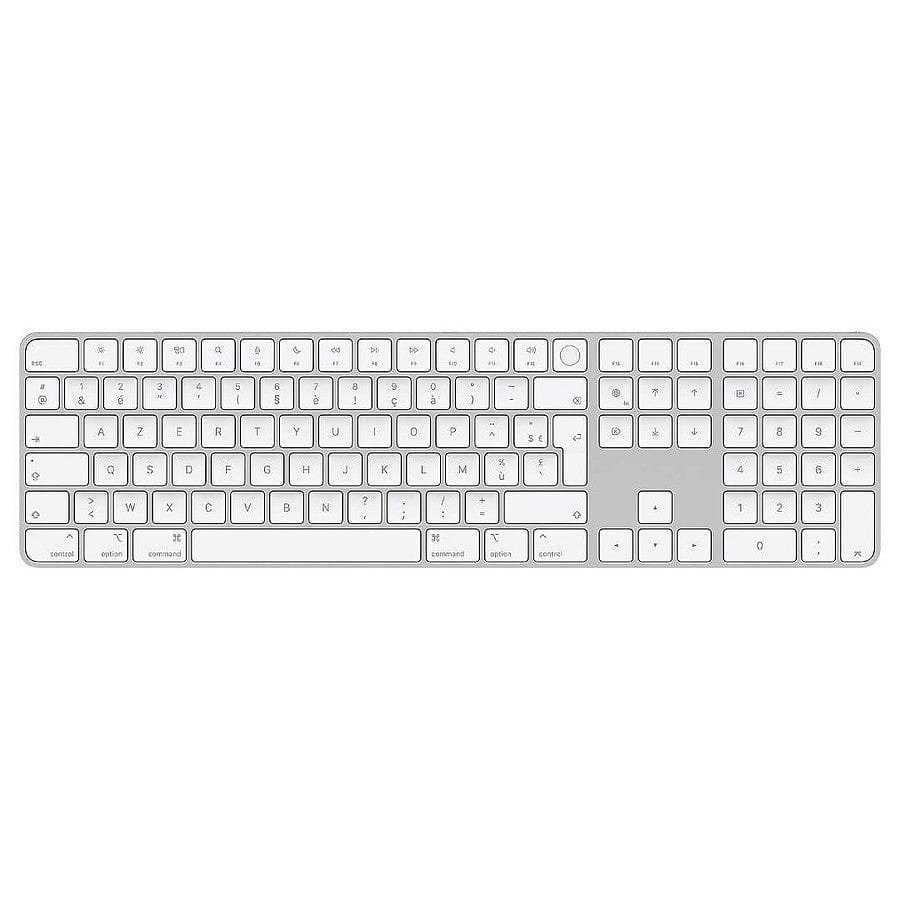 MN0005884011_1 Apple Magic Keyboard avec Touch ID et pavé numérique - Argent prix maroc- Smartmarket.ma