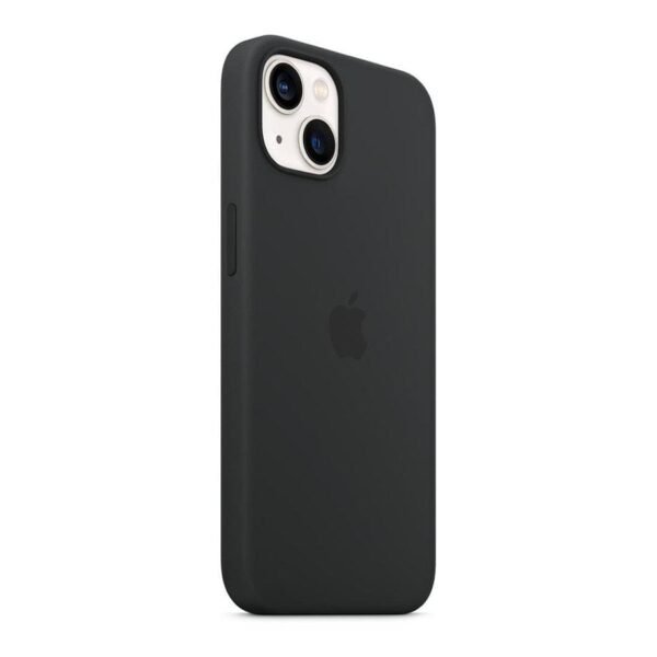 Apple Coque en silicone avec MagSafe pour iPhone 13 - Minuit prix maroc- Smartmarket.ma