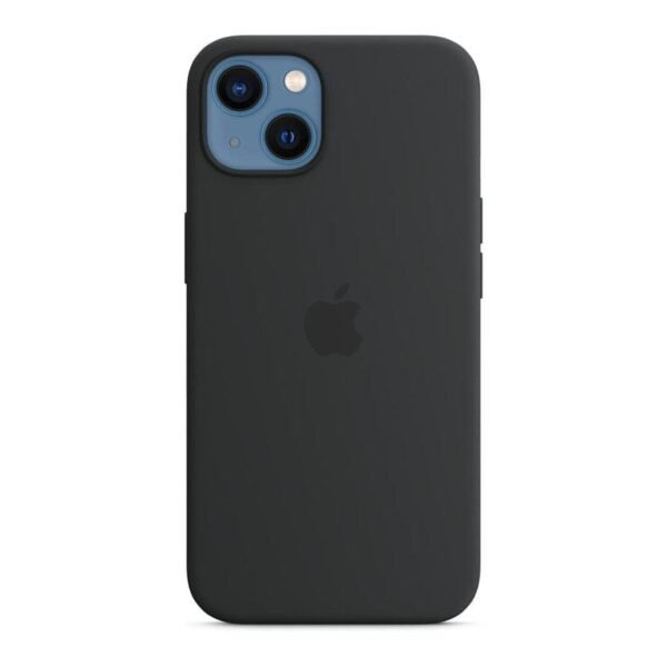 Apple Coque en silicone avec MagSafe pour iPhone 13 - Minuit prix maroc- Smartmarket.ma