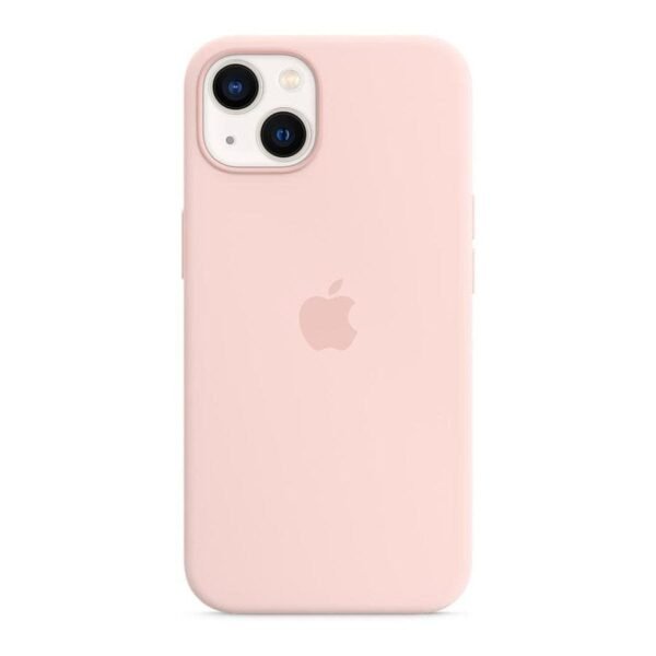 Apple Coque en silicone avec MagSafe pour iPhone 13 - Rose craie prix maroc- Smartmarket.ma