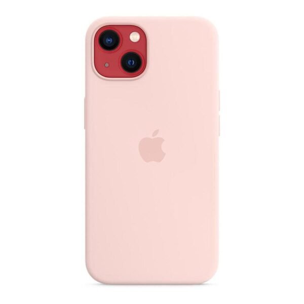 Apple Coque en silicone avec MagSafe pour iPhone 13 - Rose craie prix maroc- Smartmarket.ma