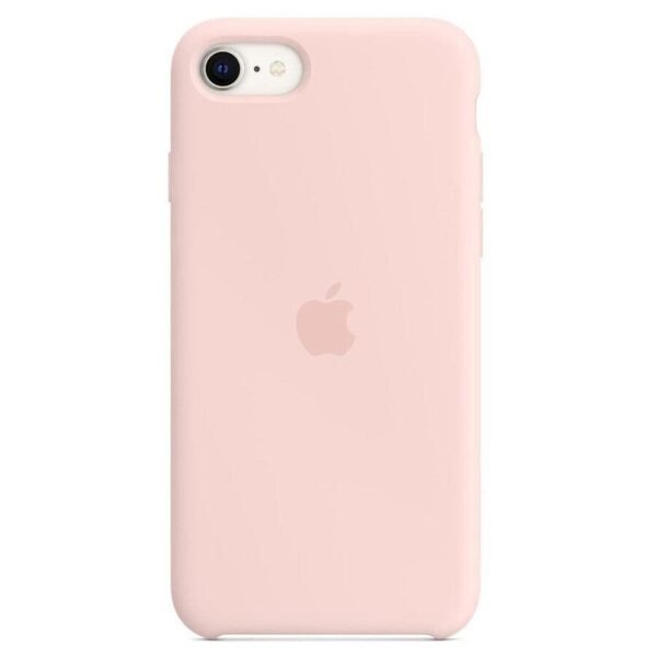 MN0005938177_1-1 Apple Coque en silicone (Rose Craie) - iPhone SE 5G (2022) prix maroc- Smartmarket.ma