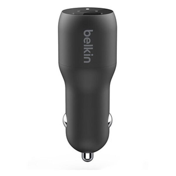 Belkin Boost Charge Chargeur de voiture 2 ports USB-C PD (25W) + USB-A (12W) prix maroc- Smartmarket.ma