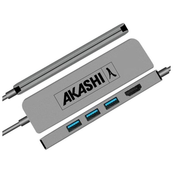 Akashi HUB 5 EN 1 - USB TYPE-C prix maroc- Smartmarket.ma