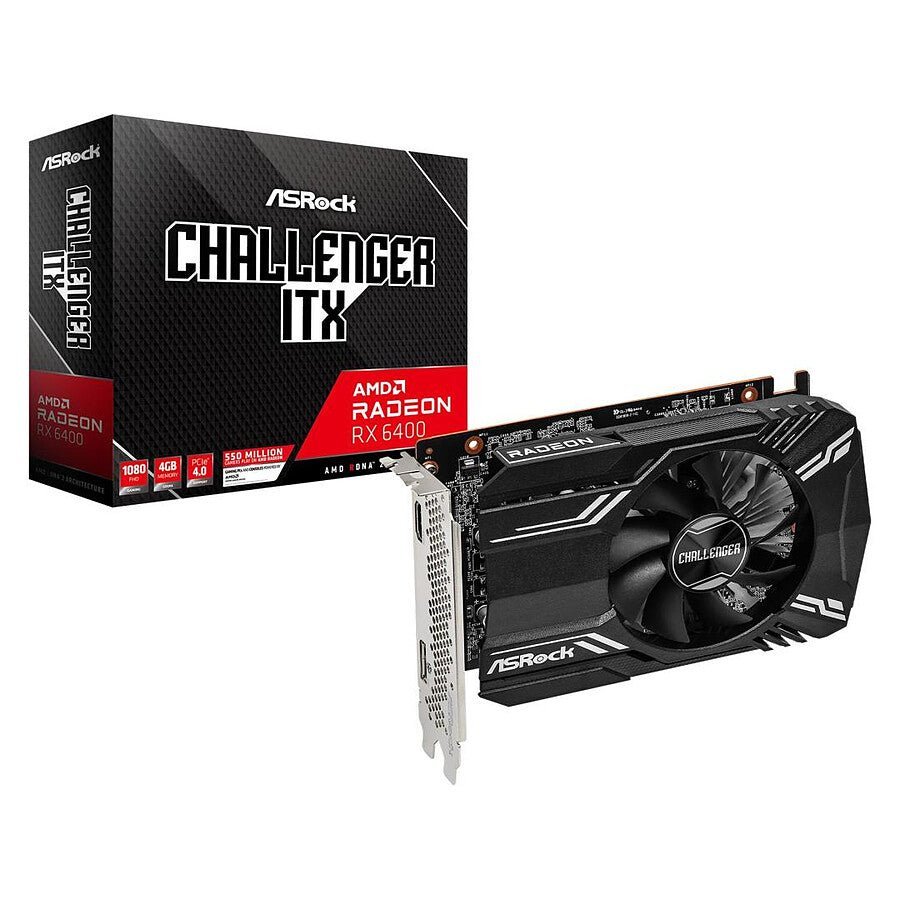 ASRock Radeon RX 6400 Challenger ITX prix maroc- Smartmarket.ma