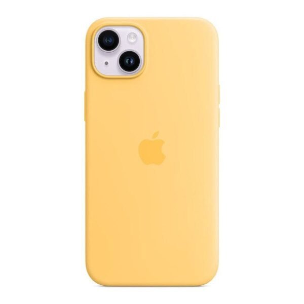 Apple Coque en silicone avec MagSafe pour iPhone 14 Plus - Soleil pâle prix maroc- Smartmarket.ma