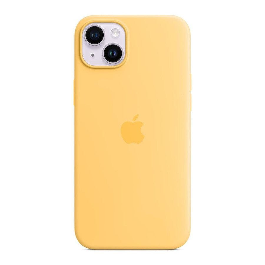 Apple Coque en silicone avec MagSafe pour iPhone 14 Plus - Soleil pâle prix maroc- Smartmarket.ma