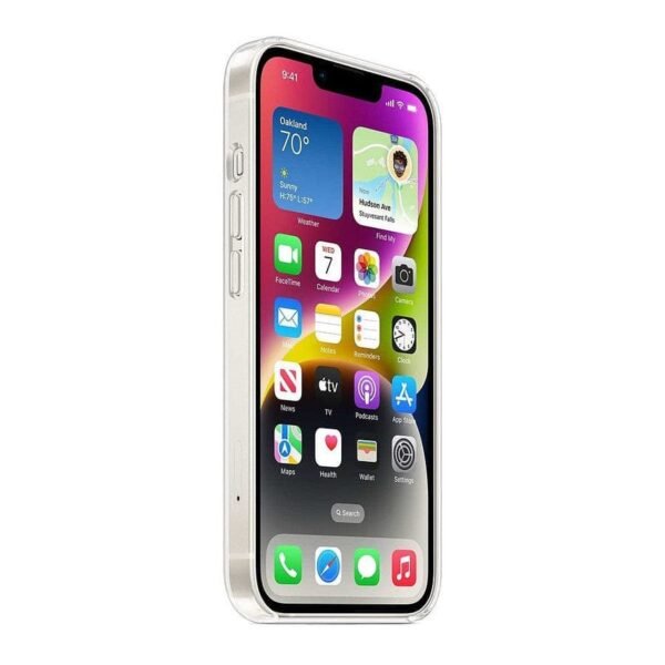 MN0005978750 Apple Étui transparent avec MagSafe pour iPhone 14 prix maroc- Smartmarket.ma