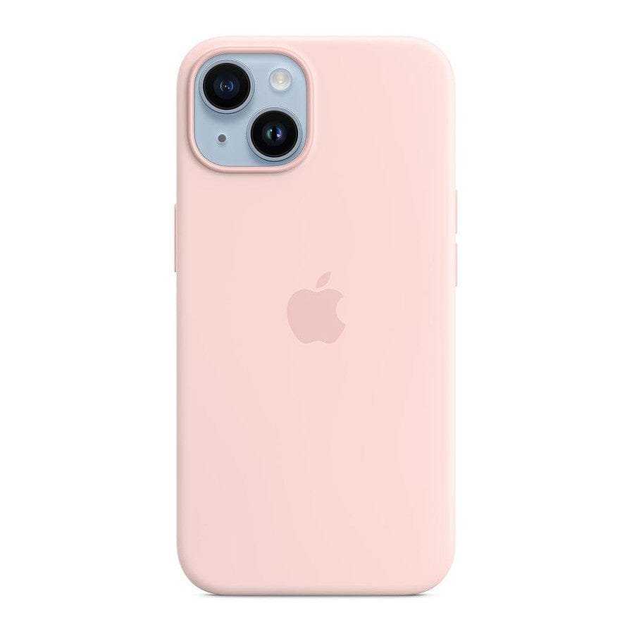 Apple Coque en silicone avec MagSafe pour iPhone 14 - Rose craie prix maroc- Smartmarket.ma