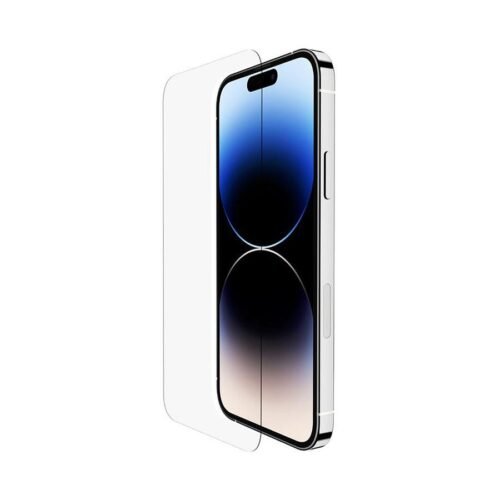 Belkin Protection d'écran antimicrobienne Tempered Glass pour iPhone 14 Pro prix maroc- Smartmarket.ma