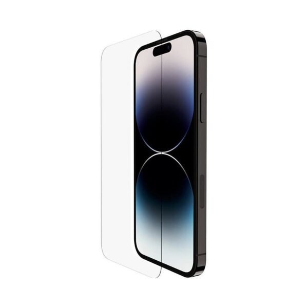 Belkin Protection d'écran antimicrobienne Tempered Glass pour iPhone 14 Pro Max prix maroc- Smartmarket.ma