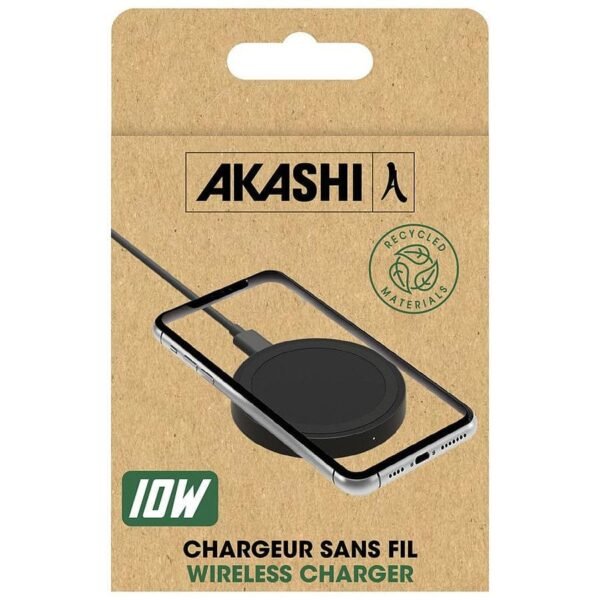 Akashi Chargeur Eco Rapide Sans Fil Induction 10W prix maroc- Smartmarket.ma