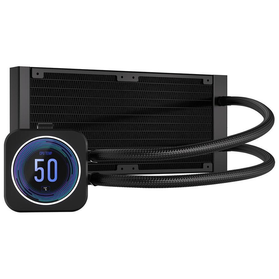 Corsair ICUE H100i Elite LCD XT - Noir prix maroc- Smartmarket.ma