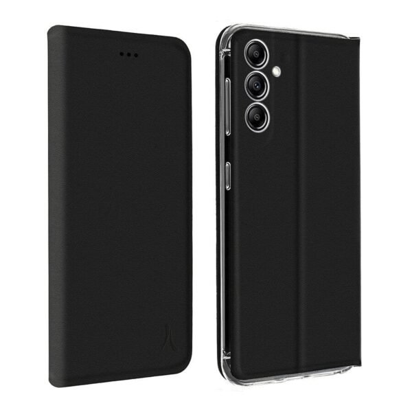 Akashi Etui Folio (noir) - Samsung Galaxy A14 prix maroc- Smartmarket.ma
