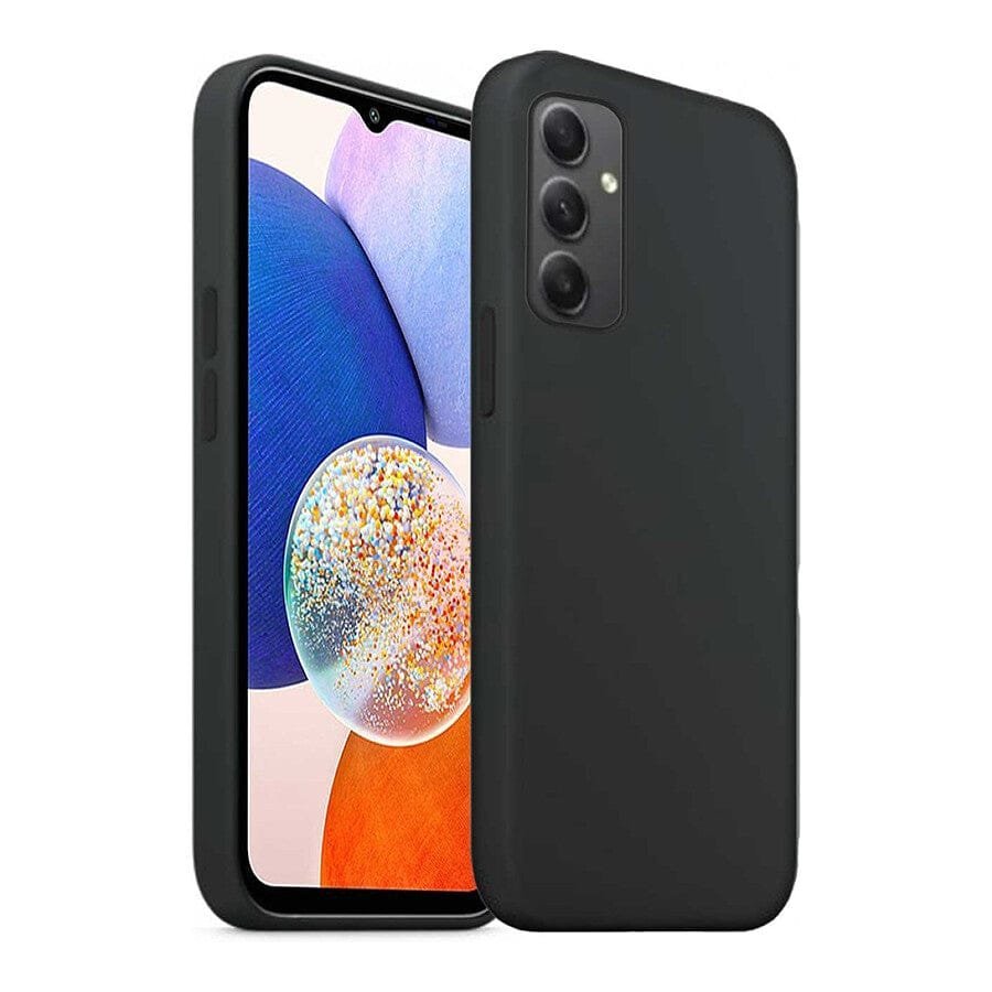 Akashi Coque de protection en silicone noir- Samsung Galaxy A14 prix maroc- Smartmarket.ma