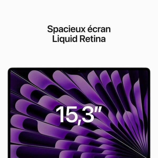 Apple MacBook Air M2 15 pouces (2023) Gris sidéral 8Go/256 Go (MQKP3FN/A) prix maroc- Smartmarket.ma