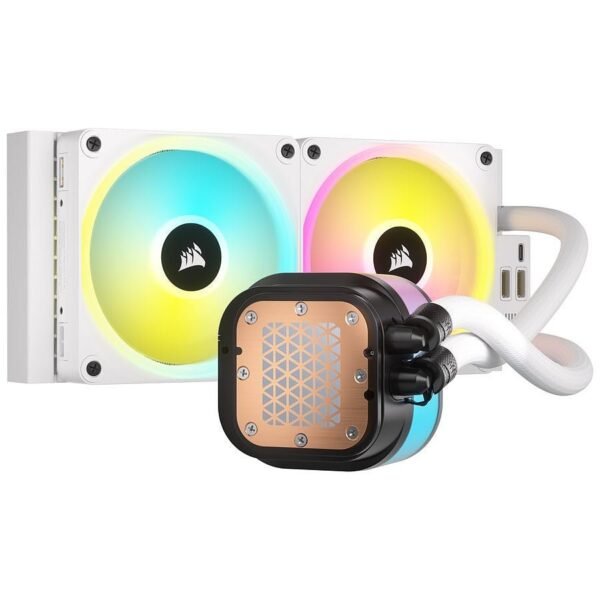 MN0006049533 Corsair ICUE Link H100I - Blanc prix maroc- Smartmarket.ma