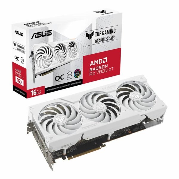 MN0006061578 Asus Radeon RX 7800 XT TUF WHITE OC prix maroc- Smartmarket.ma