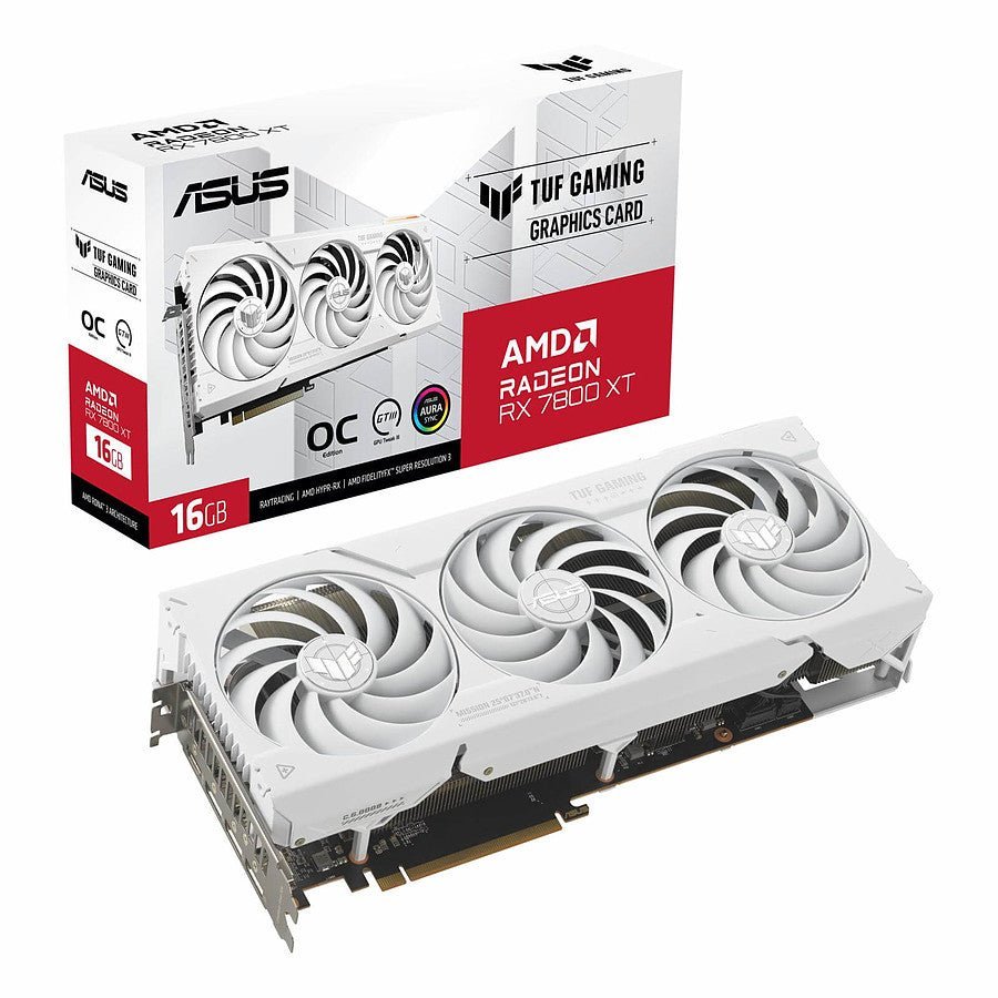 Asus Radeon RX 7800 XT TUF WHITE OC prix maroc- Smartmarket.ma
