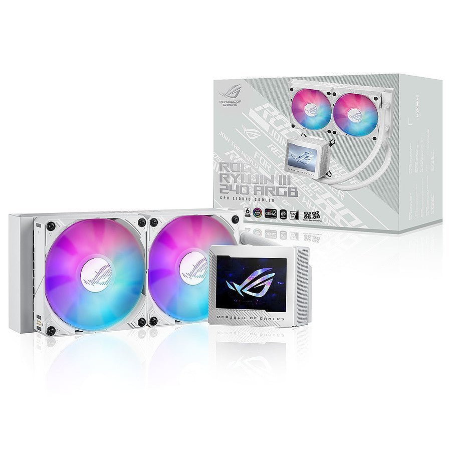 ASUS ROG Ryujin III 240 ARGB - Blanc prix maroc- Smartmarket.ma